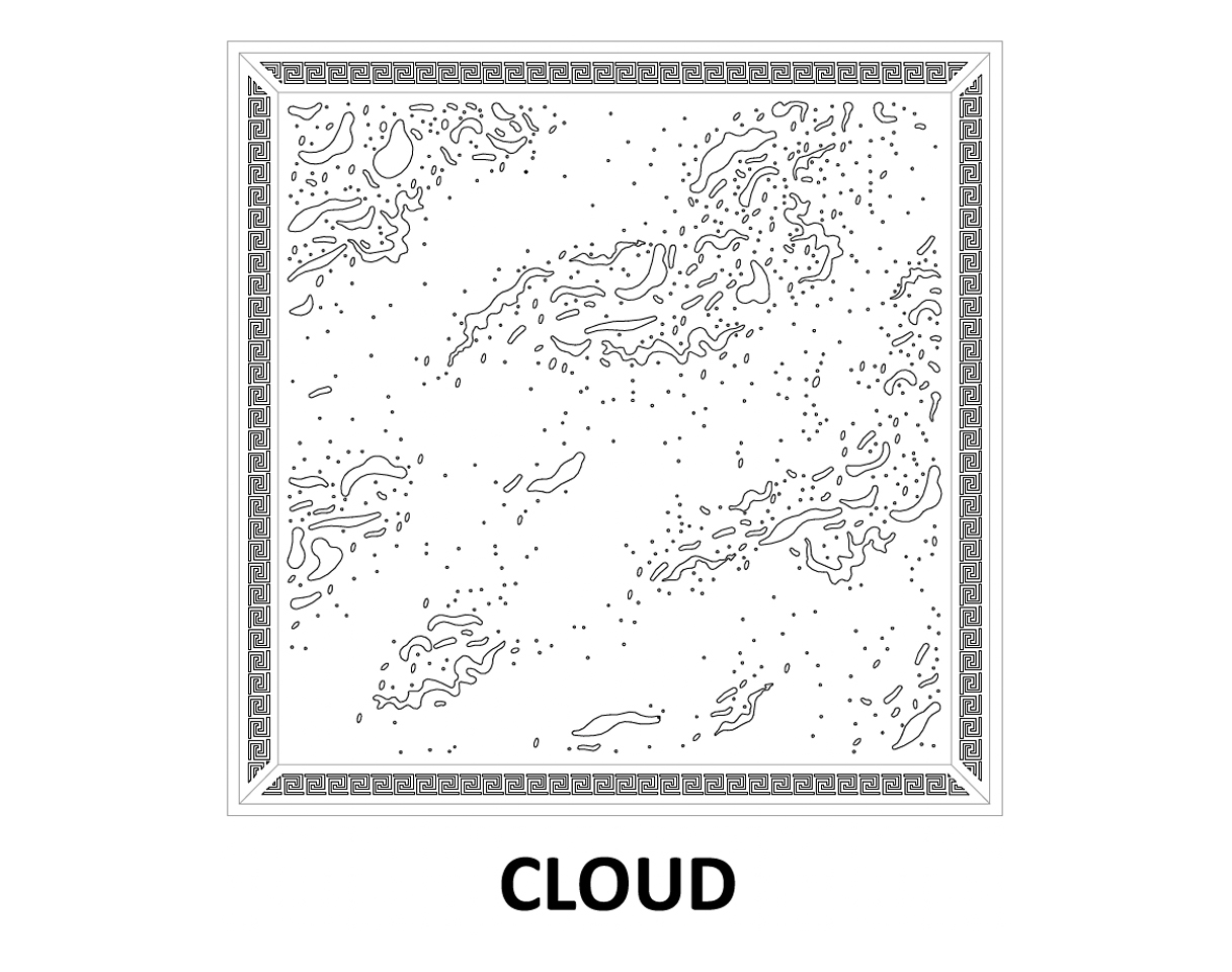 Ceiling panel ”Cloud”