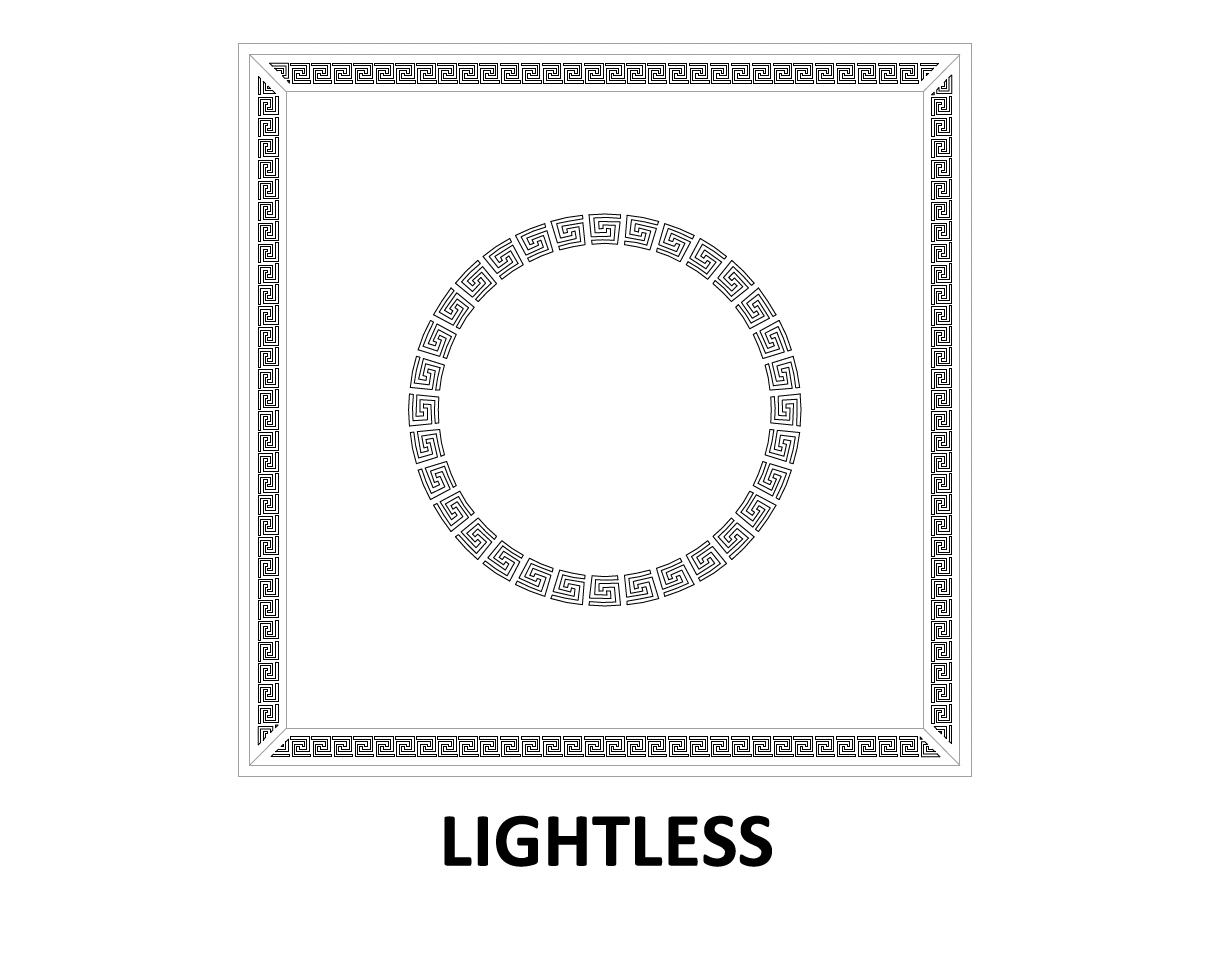 Ceiling panel ”Lightless”