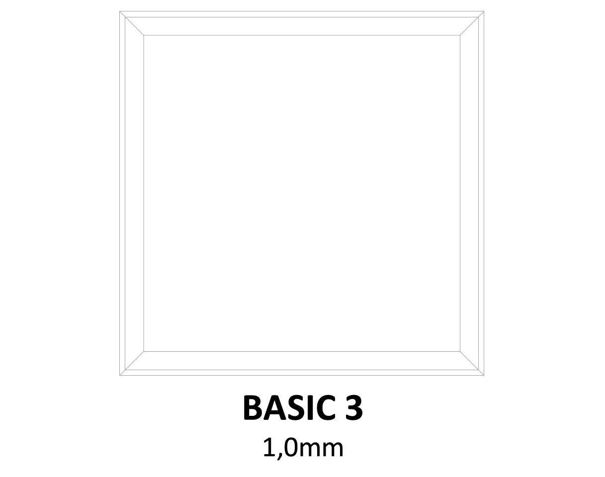 Ceiling panel ”Basic 3”